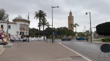 Rabat, Fas 'taki Cami Assounna manzarası