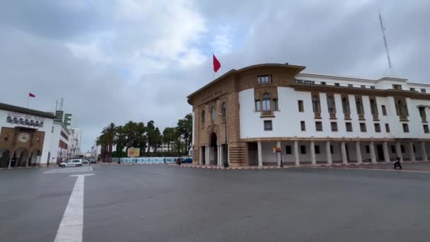 Проспект Мохамеда Рабате Марокко — стоковое видео