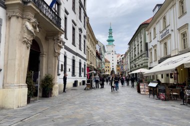 Slovakya 'nın Bratislava kentindeki Michael' ın Kapısı