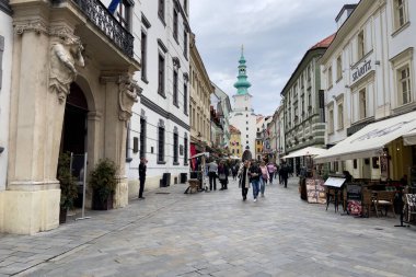 Slovakya 'nın Bratislava kentindeki Michael' ın Kapısı