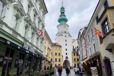 Slovakya 'nın Bratislava kentindeki Michael' ın Kapısı