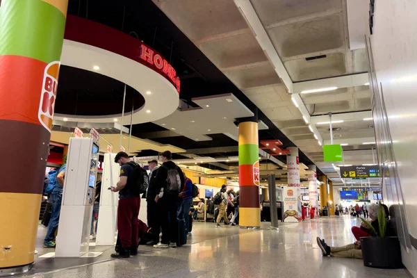 Interior Aeroporto Palma Maiorca Espanha — Fotografia de Stock
