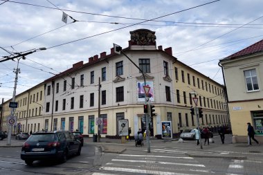 Bratislava, Slovakya 'da arabalar sürüyor