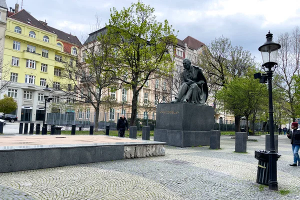 Μνημείο Του Σλοβάκου Ποιητή Δραματουργού Και Πολιτικού Pavol Orszagh Hviezdoslav — Φωτογραφία Αρχείου