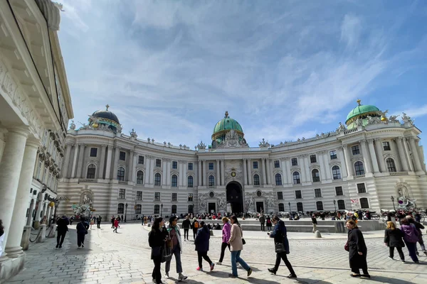 Cesarskiego Pałacu Hofburg Wiedniu Austria — Zdjęcie stockowe