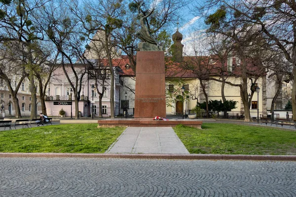 Monumento Libertação Exército Vermelho Bratislava Eslováquia — Fotografia de Stock