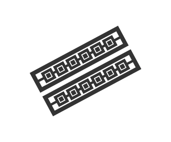 Led Strip Verlichting Diode Strip Led Lights Tape Logo Ontwerp — Stockvector