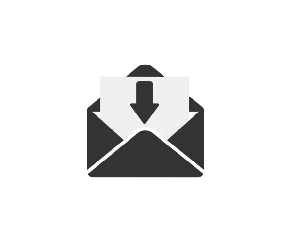 Envelope Letter Loading Download Symbol Logo Design Mail Icon Vector — Stock Vector