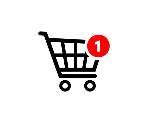 Alışveriş Arabası Bildirim Ikonu Çinde Arabası Alışveriş Alışveriş Poşetleri Ecommerce — Stok Vektör