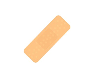 Şeffaf arkaplan logosu tasarımında yapıştırıcı elastik tıbbi alçı. Tıbbi bandaj ikonu vektör tasarımı ve illüstrasyonu.