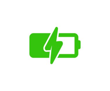 Batarya ikonu yükleniyor. Beyaz arkaplanda pil seviyesi göstergesi simgesi var. Kavram gücü, enerji, düşük, tam, yük vektör tasarımı ve illüstrasyonu.