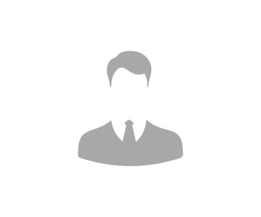 İş elbisesinin kullanıcı simgesi. Kullanıcı simgesi. Profesyonel şirket çalışanı ya da işçi sembolü. Anonim profil işareti vektör tasarımı ve illüstrasyonu.