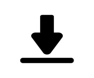 Simge indir. Düğme vektör tasarımı ve illüstrasyonu indir.