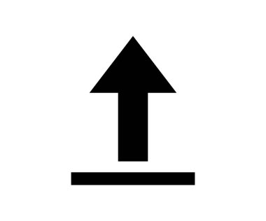 Gönderme simgesi dosya transferi ve veri paylaşımını temsil ediyor. Yukarı ok simgesi. Dosya simgesi gönder, gönderme işareti gönder, ok vektör tasarımı ve illüstrasyonunu yükle.