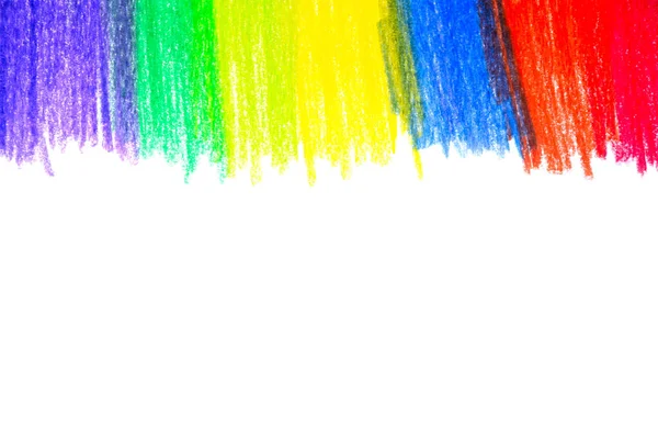 Stock image rainbow crayon texture background. abstract colorful background