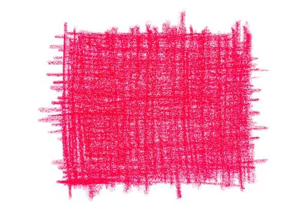Crayón Rojo Esbozo Textura Fondo — Foto de Stock