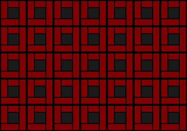 Illustration Vectorielle Fond Mosaïque Géométrique Rouge Foncé Fond Vectoriel Abstrait — Image vectorielle