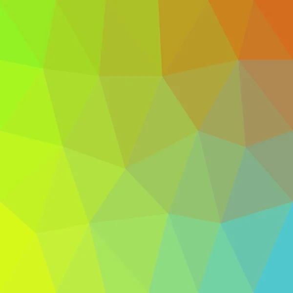 Neon Grön Polygonal Mosaik Bakgrund Vektor Illustration Abstrakt Vektor Bakgrund — Stock vektor