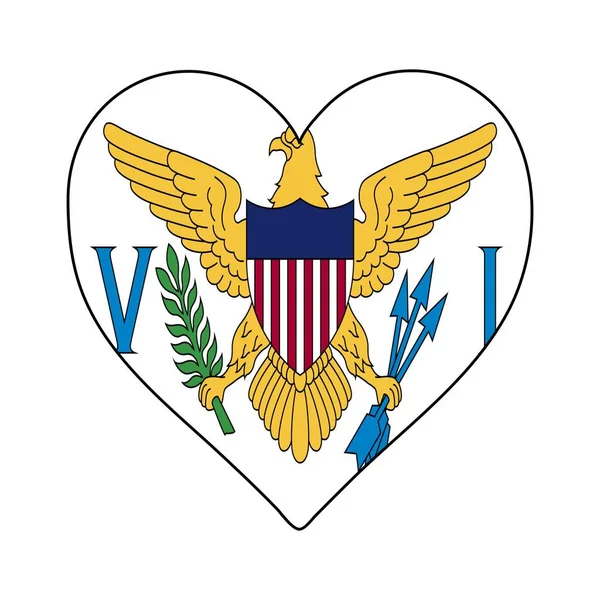 Curacao Heart Shape Flag Love Curacao Visit Curacao Caribbean Latin — Stock Vector