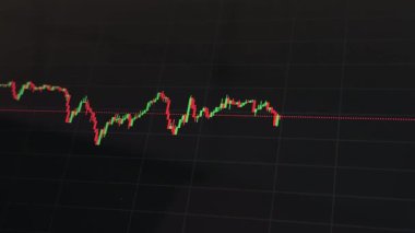 Karmaşık bir pazar tablosunun yer aldığı dijital ticaret platformunun yakın çekimi