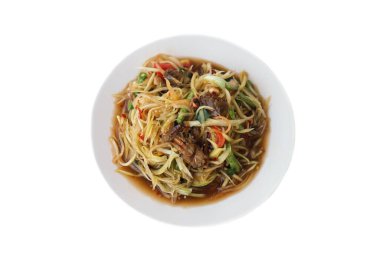 Tayland papayası salatası ya da Tayland dilinde 