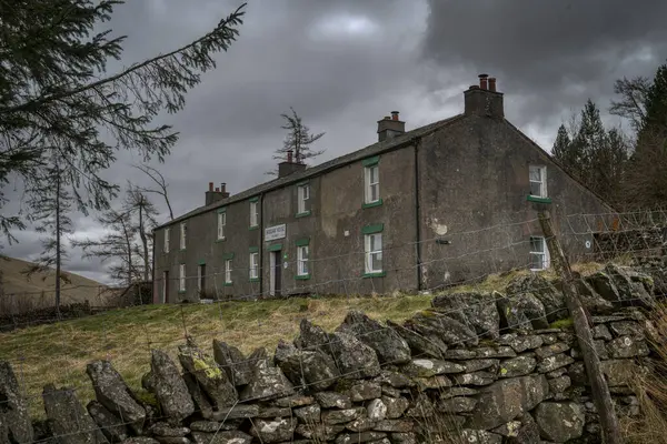 Skiddaw YHA Gençlik Pansiyonu manzarası. İngiltere 'deki en yüksek gençlik pansiyonu. Yüksek kalite fotoğraf