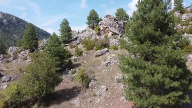 Hava Aracı Doğu İspanya Dağlarını İleri Görüş - 575