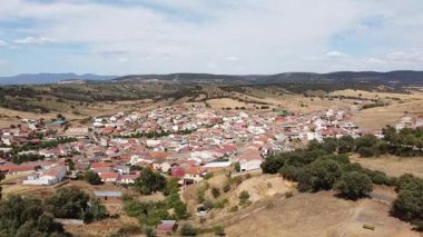 Horcajo de los Montes, Ciudad Real 'in Statik Hava Aracı Görüntüsü - 643