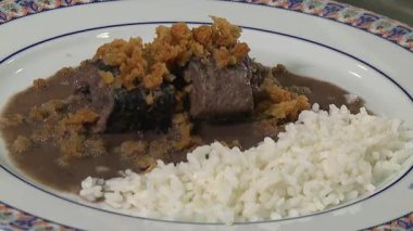 Lamprey la Bordelaise Plated, Geleneksel Galiçya Mutfağı, İspanya - 1508