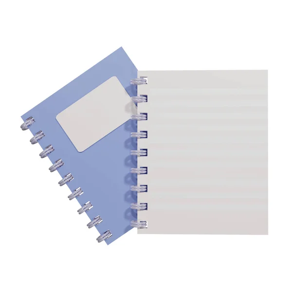 Materiały Biurowe Ikona Notebooka Ilustracja — Zdjęcie stockowe