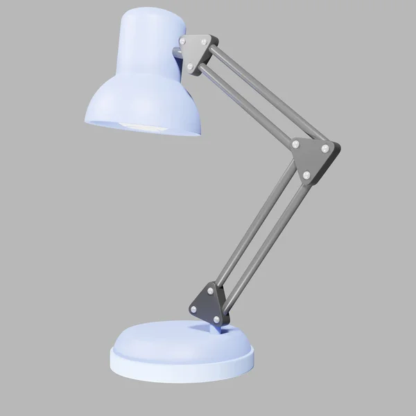 office supplies icon 3d illustration, work lamp