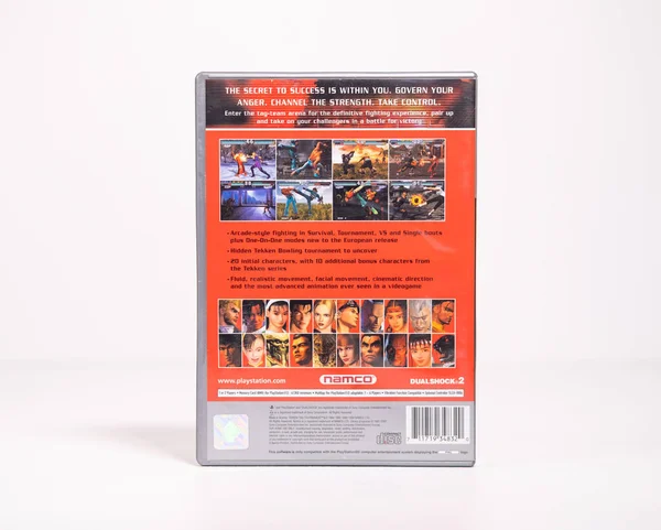 2023 Tekken Tag 토너먼트 Platinum Sony Playstation 2002 Ps2 비디오 — 스톡 사진