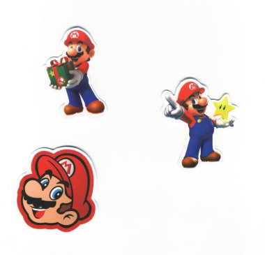 Kent, uk 01.01.2024 büyük bir Nintendo Super Mario Kardeşler koleksiyon etiketi paketi. Nintendo eğlence sisteminden dünyaca ünlü ikonik bilgisayar oyunu simgeleri.