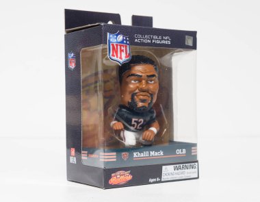 Kent, uk 01.01.2023 Khalil Mack Chicago Bears NFL Big Shot Ballers ikinci sezon 5 