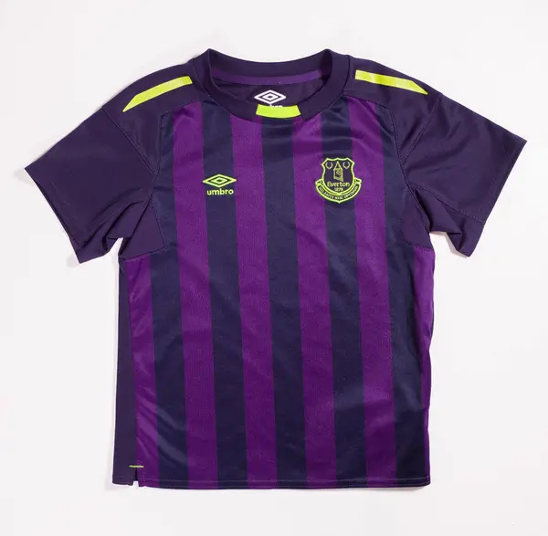 stock image kent, uk 05.05.2023 Everton football club Umbro Boys Youth Boys  Premier League 2017 2018 Everton F.C Third JerseyvGenuine sponsored by Umbro uk. Everton football club. 