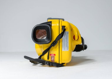 London, uk, 05 / 05 / 20202 A retro Sony SPK TRA Handycam 8mm Video 8 mm Splash Proplash Sports Housing Pack. Sualtı dalışı video kamera yuvası. Su geçirmez fotoğrafçılık.