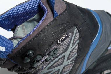Kent, UK 01.01.2023 Kuzey Yüzlü GTX Boots Gore Tex Gortex titreşimleri UK 5 lekesiz yürüyüş botları kadınlar ve erkekler uniseks ağır görev özel yürüyüş ve keşif ayakkabıları.