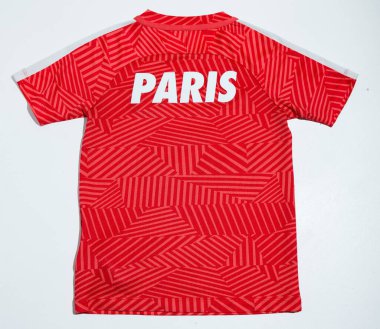 Kent, İngiltere 01.01.2023 Paris Saint Germain Maç Öncesi Jersey 2016 - 2017 Avrupa Fransa Futbol Kulübü. Antika futbol kulüpleri ana kara Avrupa.
