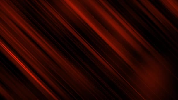 Abstrakte Rote Schräge Linien Mit Leuchten Auf Schwarzem Hintergrund Hintergrund — Stockvideo
