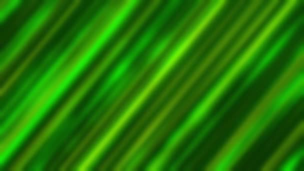 Abstract Green Oblique Lines Glow Blurred Background Background Your Business — Stock Video