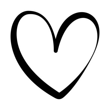 Stilize kalp arka plandan izole edildi. Sevgililer Günü kalpleri. İllüzyon. Aşkın, aşkın ve evliliğin sembolleri.