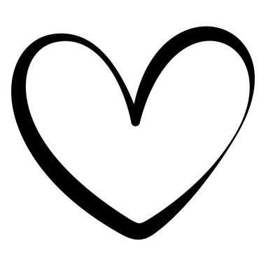 Stilize kalp arka plandan izole edildi. Sevgililer Günü kalpleri. İllüzyon. Aşkın, aşkın ve evliliğin sembolleri.