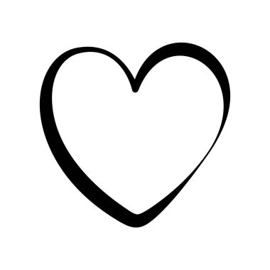 Stilize kalp arka plandan izole edildi. Sevgililer Günü kalpleri. İllüzyon. Aşkın, aşkın ve evliliğin sembolleri.