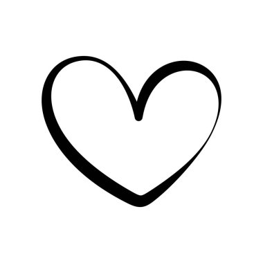 Stilize kalp arka plandan izole edildi. Sevgililer Günü kalpleri. İllüzyon. Aşkın, aşkın ve evliliğin sembolleri.