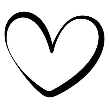 Stilize kalp arka plandan izole edildi. Sevgililer Günü kalpleri. İllüzyon. Aşkın, aşkın ve evliliğin sembolleri.