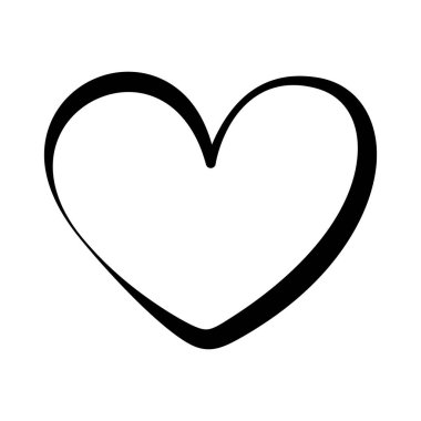 Stilize kalp arka plandan izole edildi. Sevgililer Günü kalpleri. İllüzyon. Aşkın, aşkın ve evliliğin sembolleri.