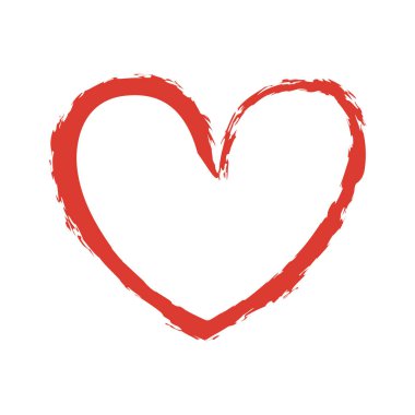 Kalp, el çizimi stili 1