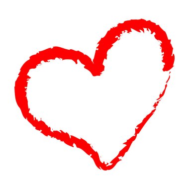 Elle çizilmiş kalp şekli 3