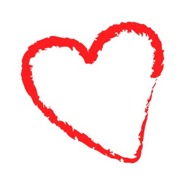 Elle çizilmiş kalp şekli 3