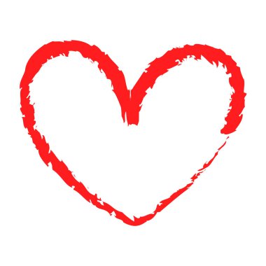 Elle çizilmiş kalp şekli 3